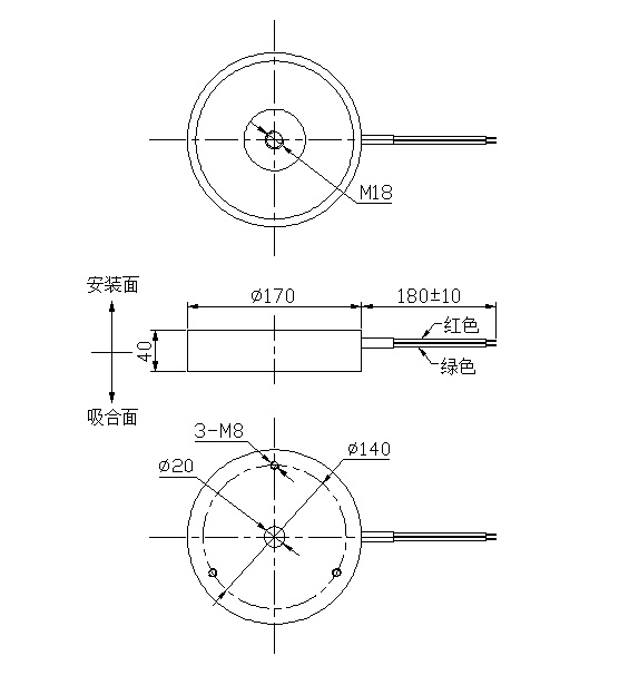 Բ�ε���������SDL-DYC17040A-24L04�ߴ�ͼ